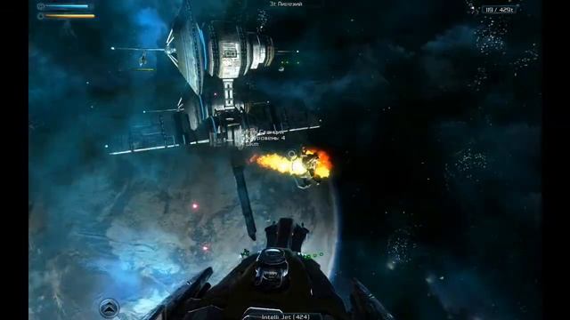 Galaxy On Fire 2 - Тестируем корабль Ветеран с бластерами! смотреть онлайн