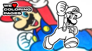 #15 Супер Марио Раскраска | МЫ ❤️ РАСКРАСКИ