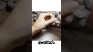 Коврик из alize puffy "Барашек Свен"