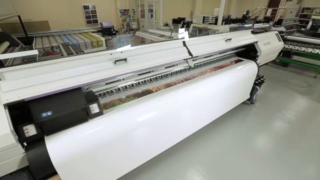 УФ-печать на натяжных потолках на плоттере Mimaki SIJ-320UV смотреть онлайн