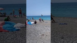 Полёт на парашюте с катера. Абхазия 2021г
