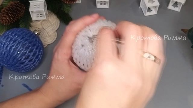 Елочные шары из сеток от фруктов ?? Новогодние игрушки, Елочные игрушки, Christmas balls. смотреть онлайн