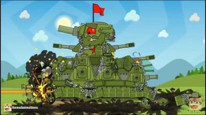 ОН МОНСТР ( МУЛЬТИКИ ПРО ТАНКИ ) ( КЛИП ) ( HOMEANIMATION ) ( HOME ANIMATION)