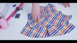 Детская блузка c баской "Александра", краткий обзор к видеоуроку по пошиву