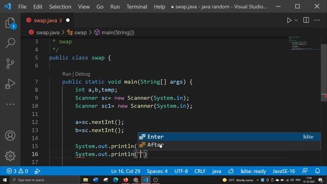 Swap two Numbers in java Programming || #Randomproblem#javaprogramming#codingstriker смотреть онлайн