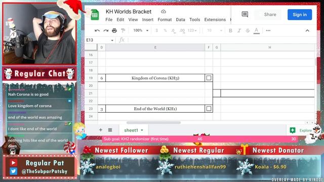 Best Kingdom Hearts World Bracket! - Regular Pat Stream смотреть онлайн