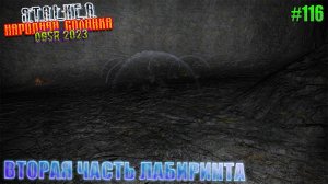 ВТОРАЯ ЧАСТЬ ЛАБИРИНТА | STALKER НАРОДНАЯ СОЛЯНКА OGSR 2023 | Серия 116