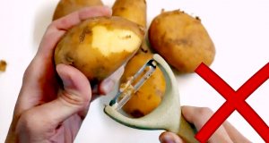 Как почистить картошку быстро и легко