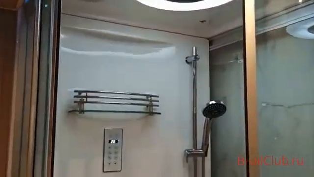 Комбинированная финская сауна с душевой кабиной от BroilClub смотреть онлайн