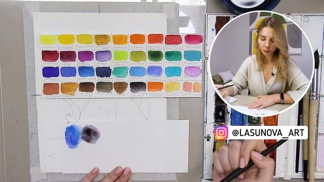 Шаг за шагом учимся рисовать натюрморт акварелью - передаем эффект металла смотреть онлайн