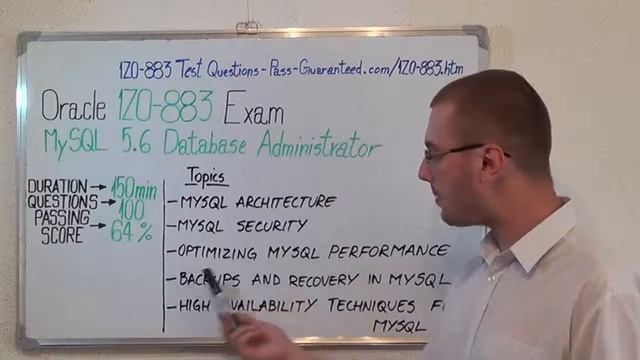 1Z0-883 – MySQL Exam 5.6 Database Test Administrator Questions