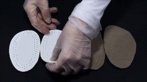 Кожаные вкладыши под передний отдел стопы