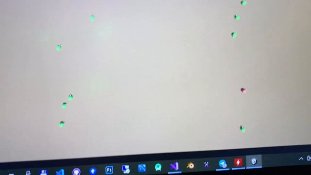 Нейросеть "хищники против травоядных", хищники теперь видят друг друга смотреть онлайн