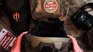 УСТАНОВКА АКТИВНЫХ НАУШНИКОВ КБ ПРИБОЙ НА БРОНЕШЛЕМ ATLAS