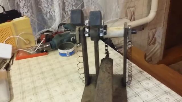 Самодельная двойная педаль!) Собираю кардан!) 2 смотреть онлайн