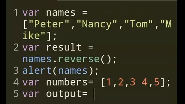 REVERSE ARRAY METHOD | JavaScript  Array Methods | JavaScript tutorial for beginners#33