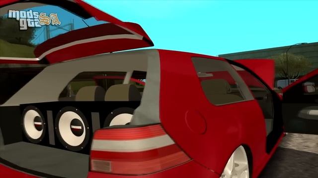 GTA SA - Volkswagen Golf VR6 com Roda da Ferrari смотреть онлайн