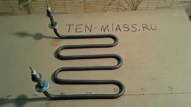 Компания Тэн-Миасс. Трубчатый электронагреватель воздушный. (Тэн 220А13_3,0 Т 380 Эскиз) Москва. смотреть онлайн