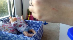 / Что нужно мини реборну в 1-ые дни "жизни" / My mini reborn and Nastya /