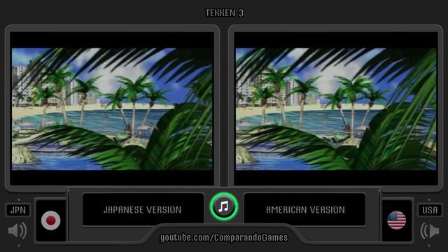 Regional Differences [32] Tekken 3 (Playstation) Side by Side Comparison (PSX/PS1) Region Compariso смотреть онлайн