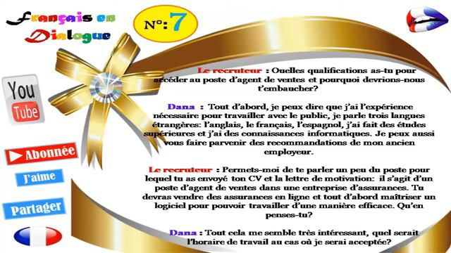 francais dialogue facile
