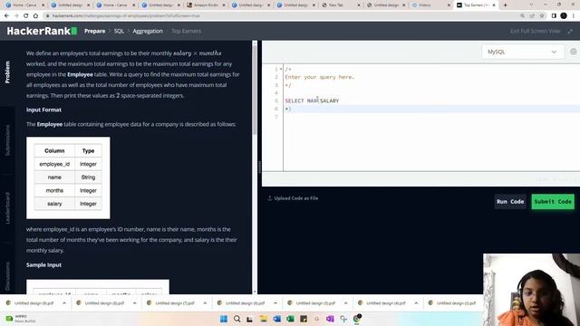 SQL DAY 27 - SQL HackerRank  LOGIC BUILDING Questions #sql