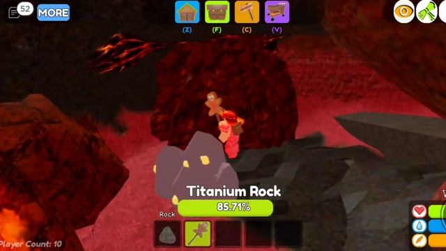 The easy way to get JADE, TOPAS, TITANIUM and RUBY in The Lost Land Roblox | Destroy Volcano Heart