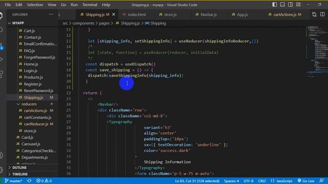 React and Express Connection Day 25 save shipping information смотреть онлайн