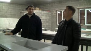 Столешница из полимербетона.