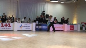 Vladislav Untu - Polina Baryshnikova. WDSF European championship 10 dance. Samba