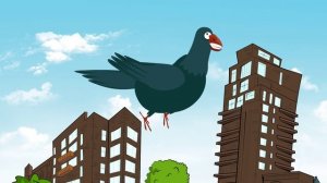 Слизняк и голодная птичка