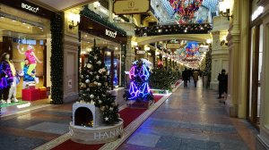 Ёлки в ГУМе 2024. Новогодняя выставка праздничных украшений.