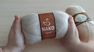 Пряжа Супер Ангора (SUPER ANGORA) от #Нако ( #NAKO ) мягкая и нежная ниточка, но состав стал хуже.