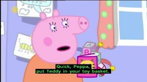 Peppa Pig (Series 1) - Tidying Up (with subtitles)