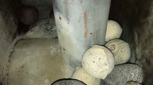 Ревизия каменки в печи Емельяныч спустя 5 лет.