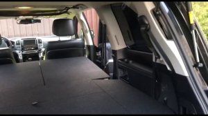 Тестирование нового рундука и спального места в Land Cruiser 200