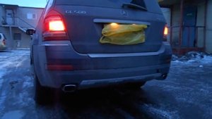 Выхлоп на Mersedes GL 500