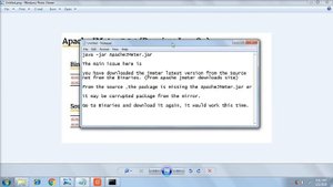 Error: Unable to access jarfile ApacheJMeter.jar solution