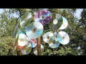 Старые СД диски еще пригодятся в качестве оригинальных поделок для Дачи и Сада