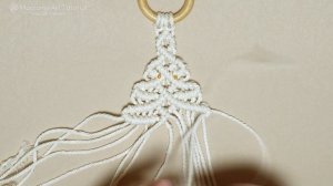 Macrame Christmas tree ornament | Macrame diy | Macrame Christmas tree diy