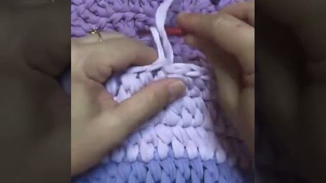 Бесшовное соединение рядов в круге