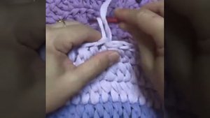 Бесшовное соединение рядов в круге