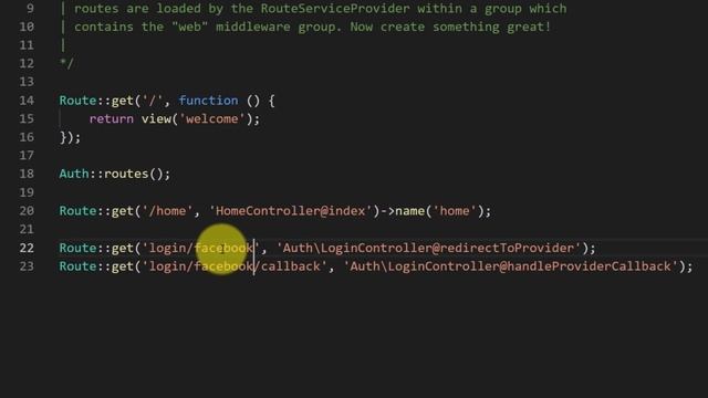 Social Login - Become a Master in Laravel - 40