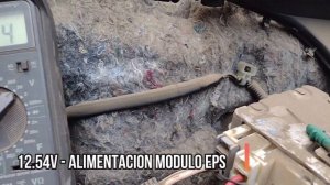 TOYOTA - YARIS / FALLA DE EPS (TIMON DURO) / DTC C1554 - FALLO DE FUENTE DE POTENCIA / U0100 CAN BU