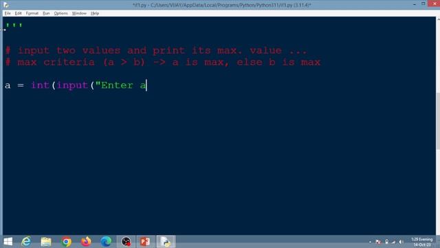 Python Tutorial Day 5 | if else statement | #python #youtube #coding  #programming  #datascience