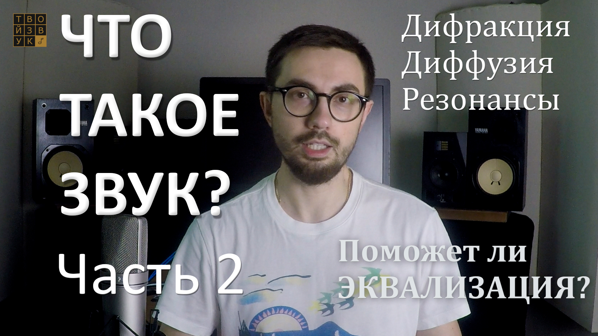 Что такое ЗВУК? ДИФРАКЦИЯ, ДИФФУЗИЯ, РЕЗОНАНСЫ. Поможет ли ЭКВАЛИЗАЦИЯ? Часть 2.