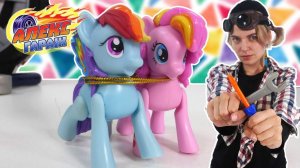 Гараж Алекса: Гаечка чинит кораблю Бури из My Little Pony!