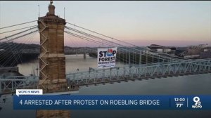 The Roebling Bridge is back open after being closed due to a protest