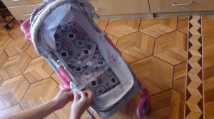 детская коляска для кукол melobo 9620