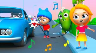 Детские песни Сина и Ло - Заправка - Развивающие мультфильмы для детей
